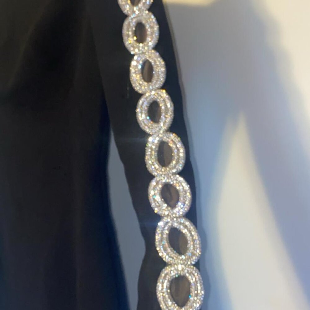 Safiyaa - Maimie embellished crepe gown - Picture 6 of 12